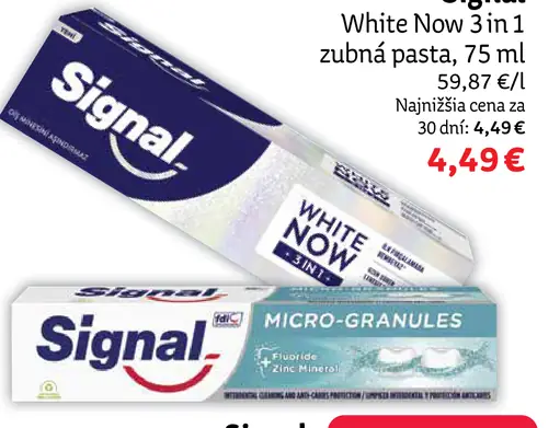 Signal Micro-Granules zubná pasta