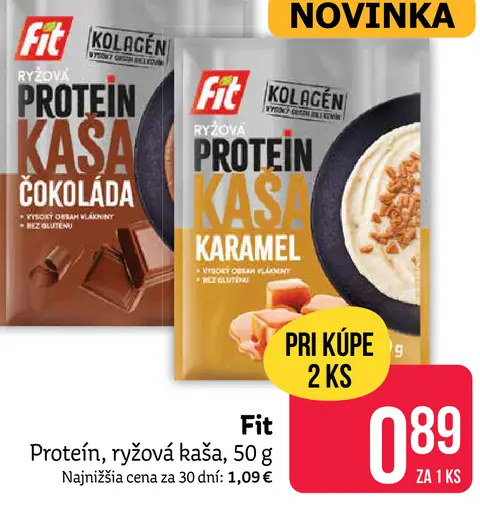 Fit ryžová kaša čokoládová