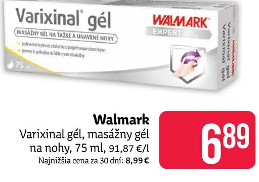 Walmart Varixinal gél masážny gél na nohy