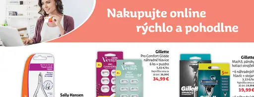 Gillette Pro Smooth Sensitive náhradné hlavice + puzdro