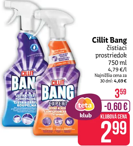 Cillit Bang čistiaci prostriedok