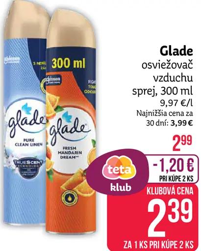 Glade osviežovač vzduchu sprej