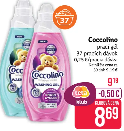 Coccolino prací gél