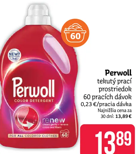 Perwoll tekutý prací prostriedok