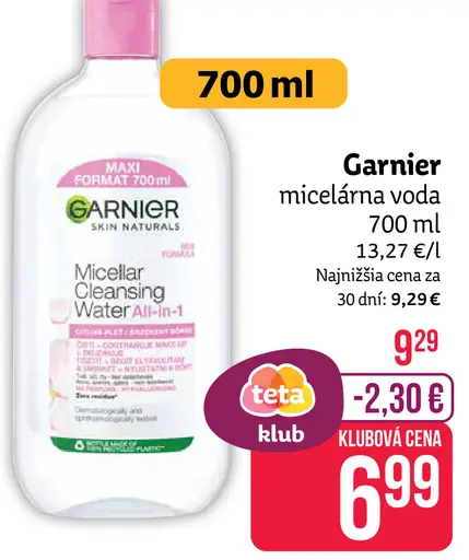 Garnier micelárna voda