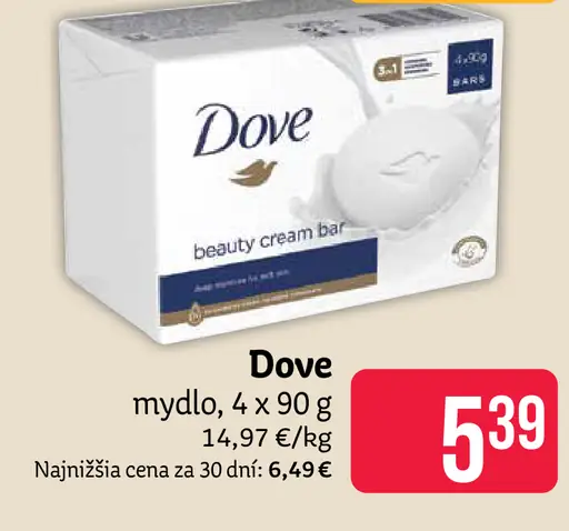Dove mydlo beauty cream bar