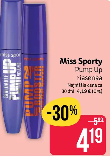 Miss Sporty riasenka Pump Up