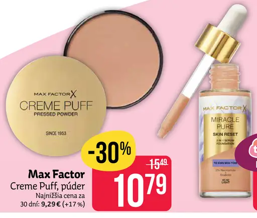 Max Factor púder Creme Puff