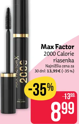 Max Factor 2000 Calorie riasenka