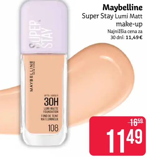 Maybelline Super Stay Lumi Matt make-up