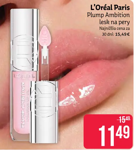 L'Oréal Paris Plump Ambition lesk na pery