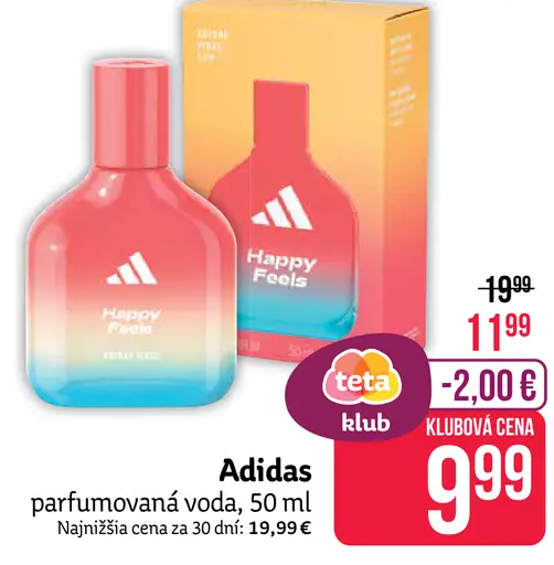 Adidas parfumovaná voda
