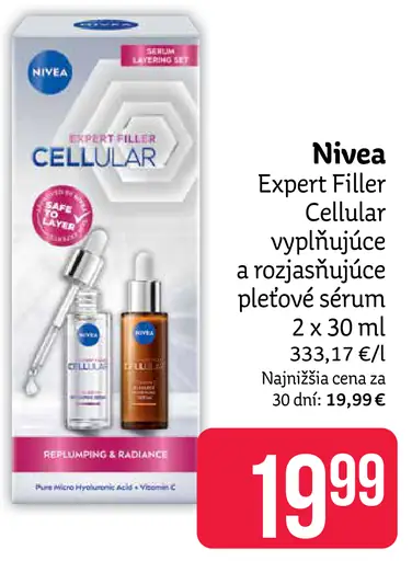Nivea Expert Filler Cellular pleťové sérum