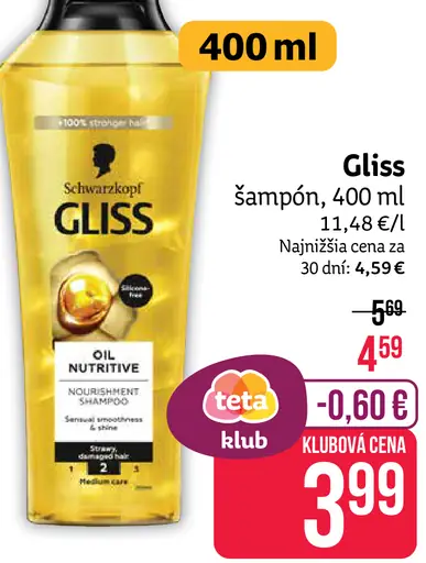 Gliss Oil Nutritive šampón