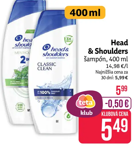 Head & Shoulders šampón