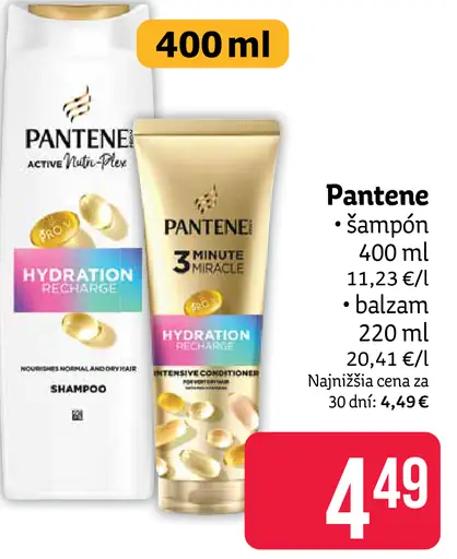 Pantene šampón na vlasy