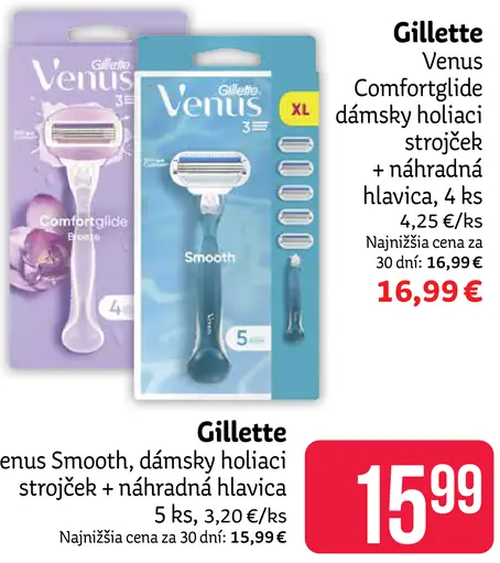 Gillette Venus dámsky holiaci strojček s náhradnou hlavicou