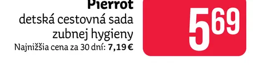 Pierrot detská cestovná sada zubnej hygieny