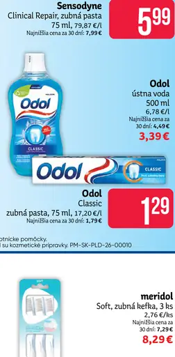 Odol Ústna voda Classic