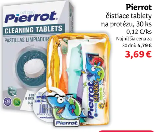 Pierrot čistiace tablety na protézu