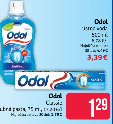 Odol zubná pasta Classic