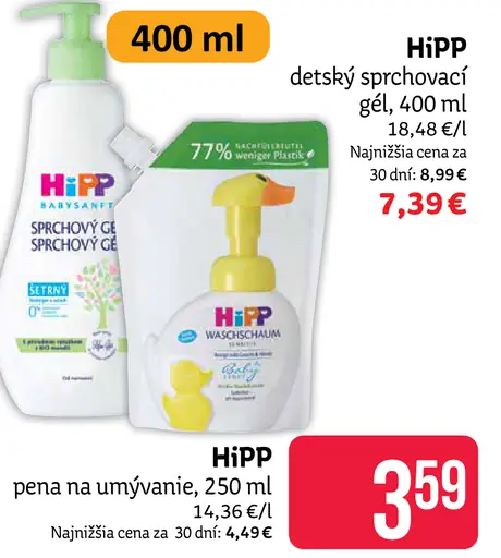 HiPP pena na umývanie