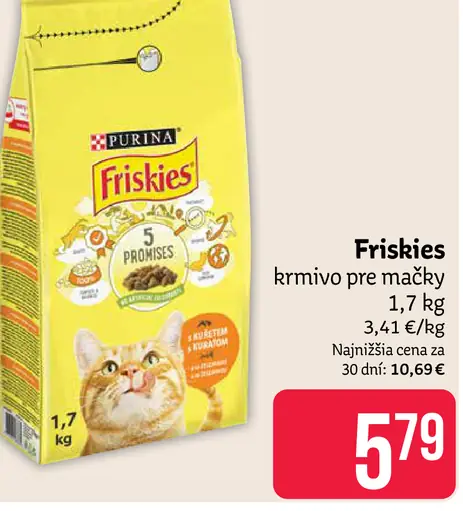 Friskies krmivo pre mačky granuly
