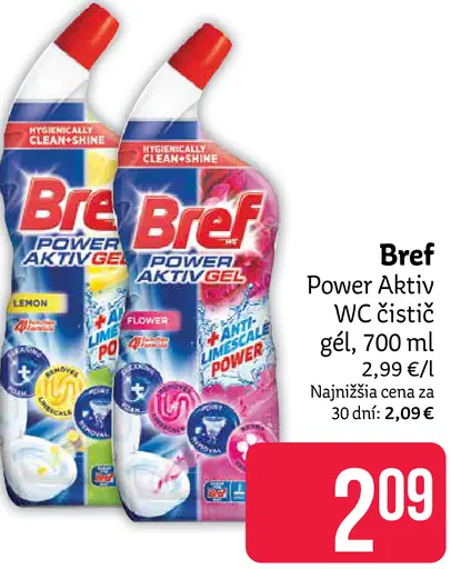 Bref WC čistič gel Power Aktiv