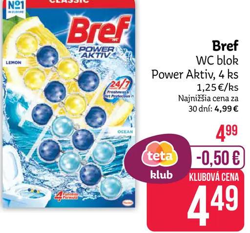 Bref WC blok Power Aktiv