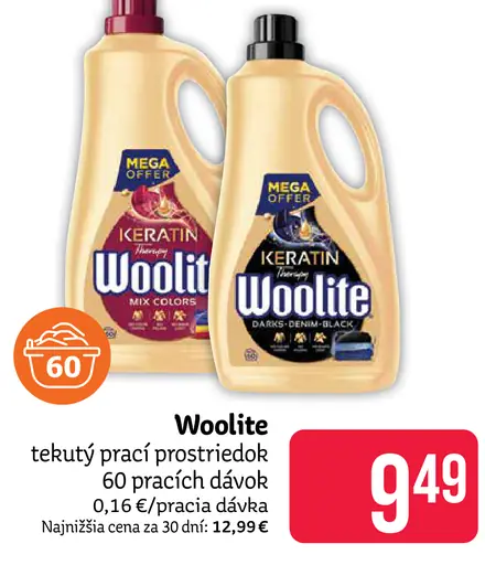 Woolite tekutý prací prostriedok