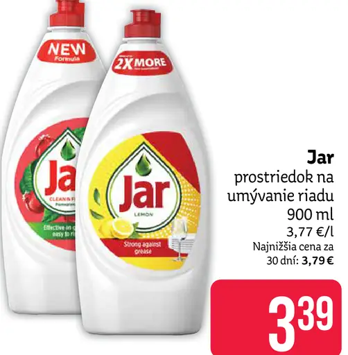 Jar prostriedok na umývanie riadu