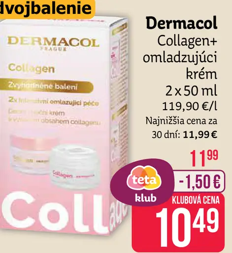 Dermacol Collagen+ omladzujúci krém