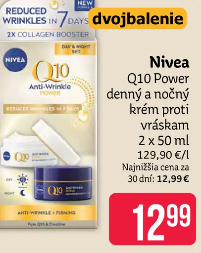 Nivea Q10 Power Denný a nočný krém proti vráskam 2 x