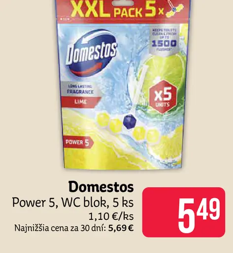 Domestos Power 5 WC bloky