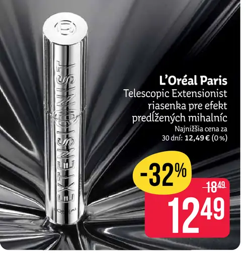 L’Oréal Paris Telescopic Extensionist riasenka pre efekt predĺžených mihalníc