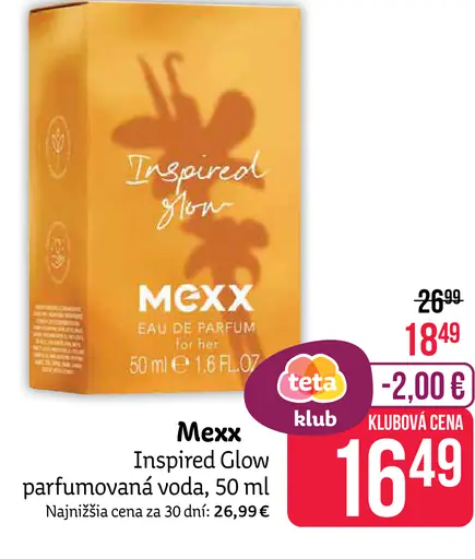 Mexx Inspired Glow parfumovaná voda