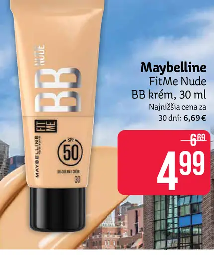 Maybelline FitMe Nude BB krém