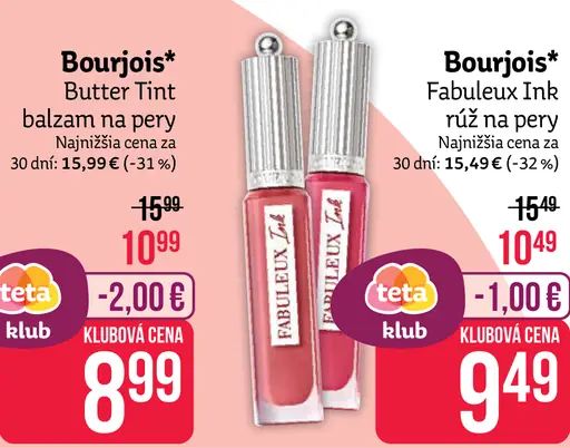 Bourjois Butter Tint balzam na pery