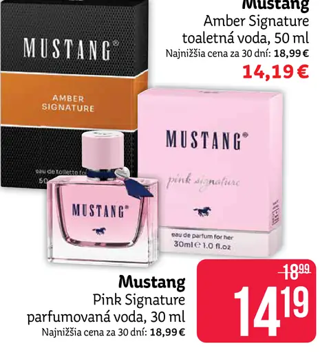 Mustang Amber Signature toaletná voda