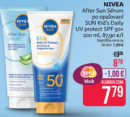 Nivea Sun After Sun sérum po opaľovaní