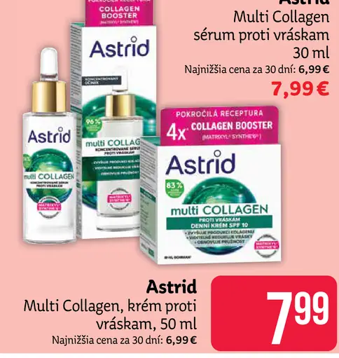 Astrid Multi Collagen krém proti vráskam