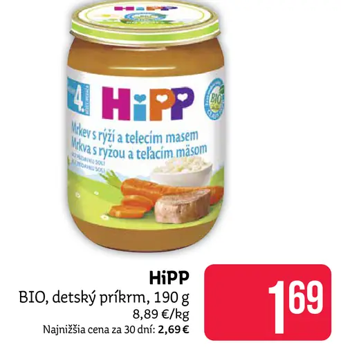 HiPP BIO detský príkrm