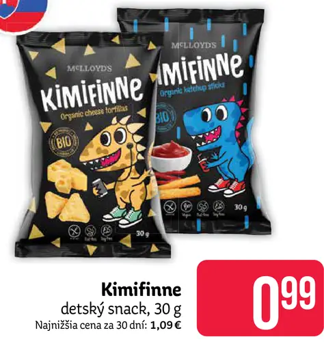 Kimifinne detský snack