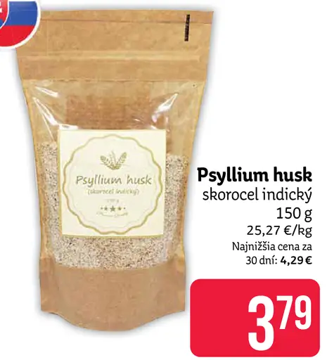 Psyllium husk skorocel indický
