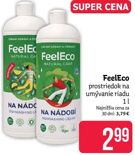 FeelEco prostriedok na umývanie riadu