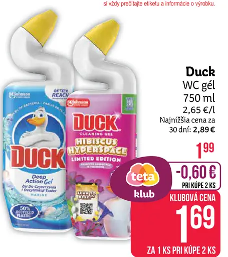 Duck tekutý WC gél
