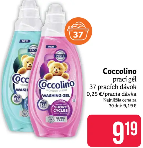 Coccolino prací gél