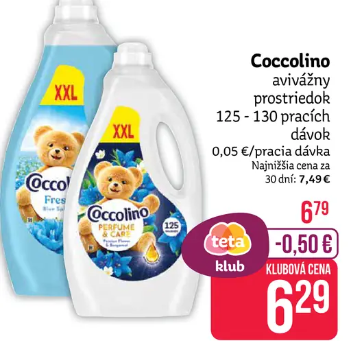 Coccolino avivážny prostriedok