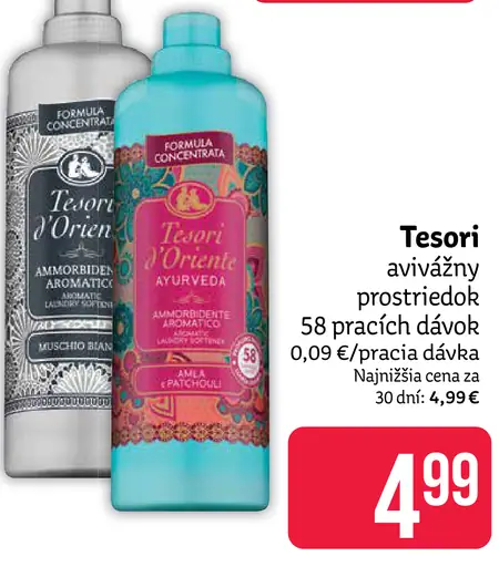 Tesori avivážny prostriedok 58 pracích dávok
