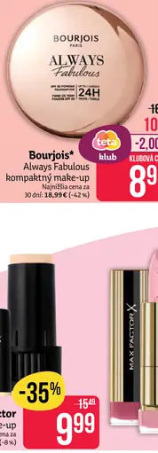 Bourjois Always Fabulous kompaktný make-up